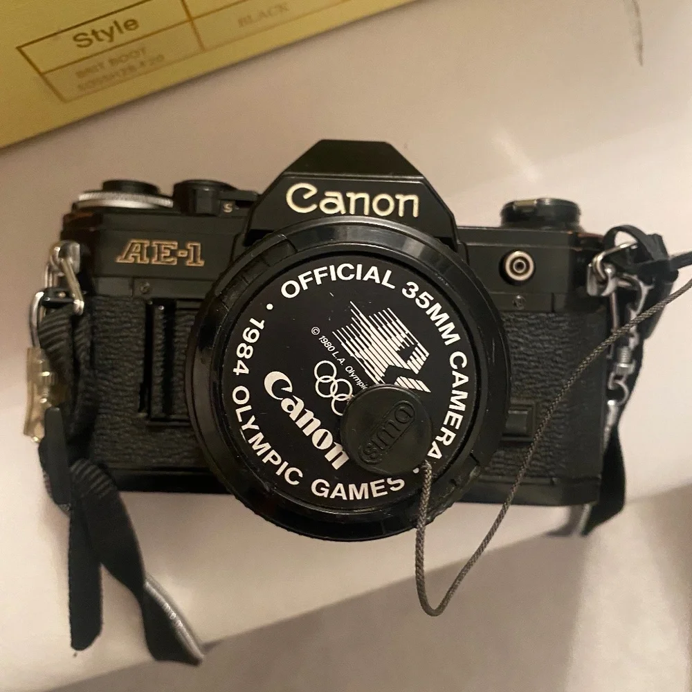 Canon AE-1 film camera